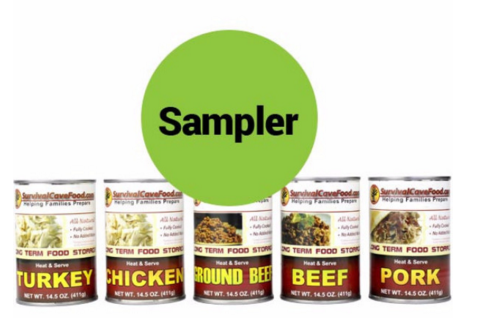 store meat without refrigeration - sampler pack