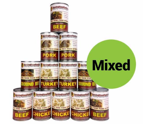 mixed canned meat