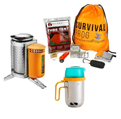 biolite campstove with free survival grab bag